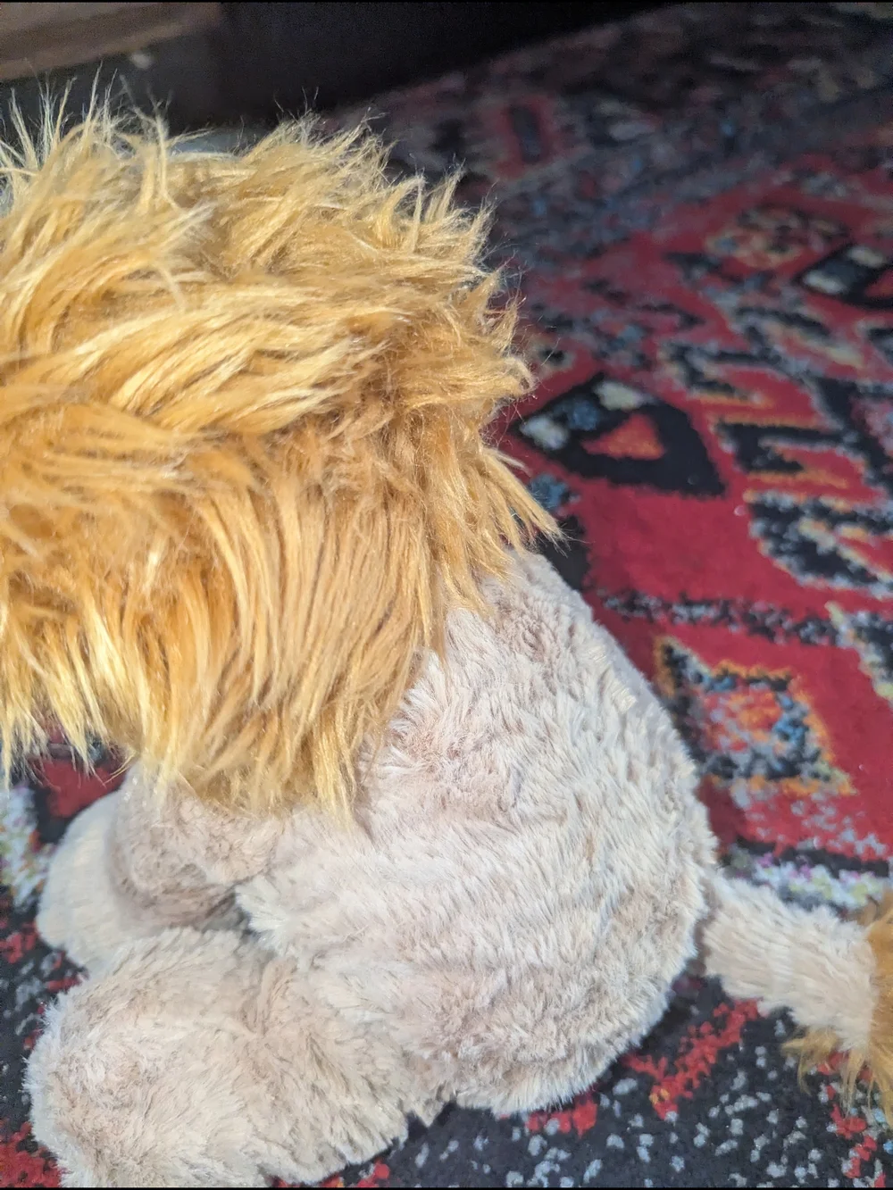 Jellycat Tan Plush Lion with Golden Mane